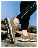 Men's Hiking Boots Classic Outdoor Shoes Trekking Sneakers Wear Resistant Mountain Climbing Mart Lion   