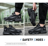 Men's Safety Shoes Sneakers Puncture Proof Industrial Work Boots Anti-smashing Steel Toe Indestructible MartLion   