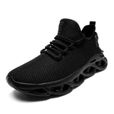 Men's Sneakers Sports Shoes Luxury Trainer Breathable Shoes Loafers Platform Walking Sneakers MartLion black 44 