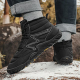 Winter Boots For Men Snow Outdoor  Warm Fur Casual Sneakers Boots Shoes MartLion   