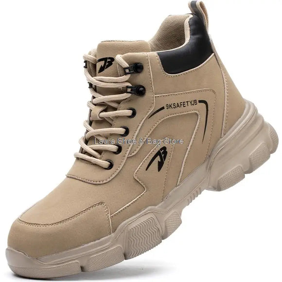 Safety Protective Boots Work Safety Shoes Men Winter Safety Boots Anti-puncture Work Shoes Steel Toe Work Boots Indestructible MartLion