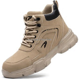 Safety Protective Boots Work Safety Shoes Men Winter Safety Boots Anti-puncture Work Shoes Steel Toe Work Boots Indestructible MartLion