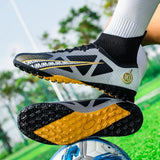 Men's FG TF Football Boots Futsal Professional Unisex Anti-Slip Kids Soccer Shoes Grass Football Sneakers MartLion   