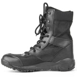 Summer Army Fans Combat Men's Women Outdoor Climbing High Top Hiking Shoes Tactical Training Desert Military Boots MartLion Black 36 