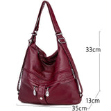 Crossbody Bags For Women Leather Handbags Female Multifunction Designer Shoulder Messenger Mart Lion   