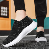 Lightweight Sock Shoes Casual Men's Sneakers Large Couple Breathable Ankle Boots Running MartLion   