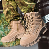 Men's Tactical Boots Army Boots Military Desert Waterproof Ankle Outdoor Work Safety Shoes Climbing Hiking MartLion   