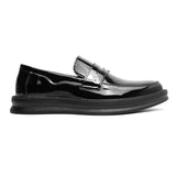 Shoes Loafers Men Patent Leather Wedding Shoes Black Casual Leather Shoes MartLion   