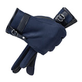 Winter Men's Cycling Gloves Outdoor Running Motorcycle Touch Screen Fleece Gloves MartLion dark blue One Size 