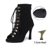 Woman Shoes For Dancing Latin Heeled Ballroom Tango Jazz Girls Ladies Salsa Party Practice MartLion   