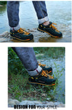  Men's Hiking Boots Trekking Shoes Wear Resistant Outdoor Mountain Climbing Sneakers Mart Lion - Mart Lion