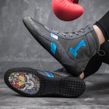 Women and Men's Boxing Wrestling Shoes Unisex Breathable Fighting Fitness Sneakers Non-Slip Wrestling Competition Training MartLion   