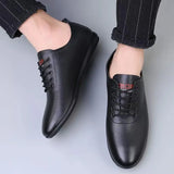 Men's Summer Shoes Designer Spring Autumn Casual Leather Solid Color MartLion   