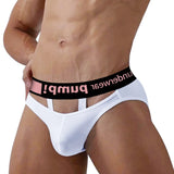  1Pcs Modal Men's Underwear Rainbow Color Gradient Elastic Band Men's Brief Sissy Gay Slip Jockstrap Panties Briefs MartLion - Mart Lion