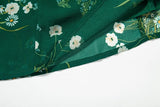 Women Spaghetti Strap Green Midi Dress Summer MartLion   