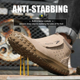 anti spark welding shoes welder anti scalding suede safety work anti smashing  anti puncture working men's MartLion   