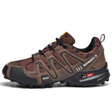 Men's Shoes Outdoor Breathable Speedcross  Men's Running Shoes Mart Lion Brown-906 42 