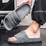 Summer Breathable Men's Slippers Outdoor Casual Shoes Slip On Unisex Sneakers Non-slip Bathroom Lightweight Sneakers Mart Lion   