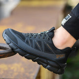 Lightweight Safety Shoes Men's Women Work Steel Toe Cap Working Boots Sneakers Women Breathable Construction MartLion   