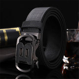 Designers Men's belt Belts B Buckle Canvas Genuine Leather Belts Strap for Jeans MartLion   