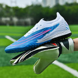 Soccer Shoes Men's Kids Professional Football Boot Grass Outdoor Non-Slip Breathable Multicolor Trainning Sneakers MartLion   