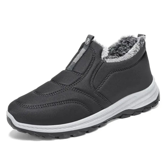 Winter Shoes Mens Snow Boots Thick Fur Non-slip Sneakers Male Cotton Ankle Boots Lightweight Outdoor Hiking Warm Walking Shoes MartLion
