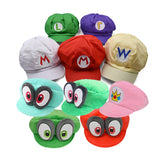 Mario Luigi Plush Hat Mushroom Cap Cute Pink Sunscreen Cap Soft Warm Headgear Cosplay Performance Party Festival Gift MartLion   