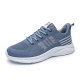 Outdoor Casual Shoes For Men's Running Lightweight Knitting Mesh Breathable Cushioning Sneakers Luxury Brands MartLion SKY BLUE 39 