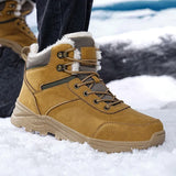 Winter Men Boots Warm  Outdoor Men's Snow Boots Non-slip Men Cotton Boots Lightweight Waterproof Working Ankle Boots MartLion   