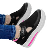Red Sneakers Women Shoes Woman Tennis Canvas Female Casual Ladies Sport Platform Sneaker Hollow Out MartLion   