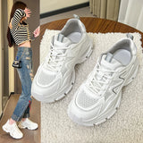 Women Shoes Summer Breathable Mesh Non-slip Sneakers Classic Lace Up Ankle Shoe Footwear MartLion   