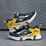 Kids Running Shoes Boys Spring Leather Casual Walking Sneakers Children Breathable Comfort Sport Outdoor Mart Lion 585 yellow 28 CN