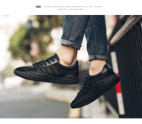 Men's Soft Casual Shoes Light Summer Breathable Mesh Sneakers White Sport German Training Waterproof Canvas Mart Lion   