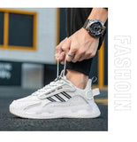 Men's Sneakers Running Sport Shoes Cushioning Classical Mesh Breathable Casual Fitness Lace-Up Lightweight Masculino MartLion   