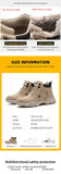 winter safety shoes puncture proof high top boots work anti-shock and anti-perforation men's waterproof work shoes MartLion   
