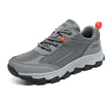 Outdoor Breathable Mesh Casual Sneakers Men's Slip Resistant Lightweight Shoes Trendy Footwear MartLion Dark Grey 36 