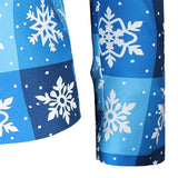 Men's Suit Slim Fit Christmas Suits Plaid Snowflake Printed Three-piece Set Blazers Pants Vest Sets Prom Party Clothes MartLion   