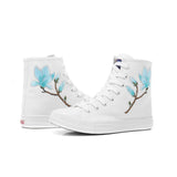 Korean Version Casual Canvas Shoes Inner Zipper Rubber Short Sleeve Women's Sports MartLion white Lake Blue add 39 