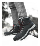 Men's Winter Snow Boots  Waterproof Sneakers Warm Plush Climbing Boots MartLion   