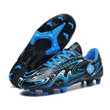 Children's Football Boots Men's Studded Lightweight Soccer Shoes For Kids Training Footwear Mart Lion Blue cd Eur 33 