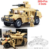 Military ww2 Cannon Assault Armored Vehicle Battle Tank Car Truck Army Weapon Building Blocks Sets  Model King Kids Toys Gift Mart Lion No Box 2 Dolls 8  