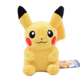 15-35cm Pokemon Plush Toy Anime Figure Pikachu Charizard Mewtwo Eevee Mew Lucario Gengar Stuffed Doll Pendant Toy Kids Xmas Gift MartLion 20cm Pikachu 4.0  