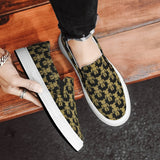 Men's Casual Sneakers Vulcanized Flat Shoes Designed Skateboarding Tennis Slip-on Walking Sports Mart Lion   