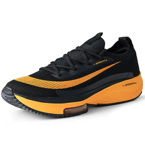 Running Shoes Men's Cushioning Lifestyle Outdoor Sneakers Women Luxury Brands Casual Walking Jogging MartLion Black Orange 39 
