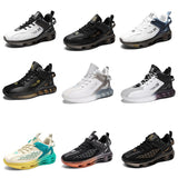 Fujeak Men's Shoes Running Sneakers Mesh Breathable Cushioning Basketball Footwear Outdoor Jogging Sports Mart Lion   