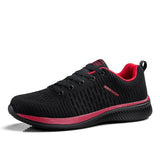 Men's Sneakers Breathable Classic Casual Shoes Tennis Mesh Tenis Masculino Zapatillas De Deporte Mart Lion 9088-Black 36 