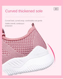 Women Mesh Breathable Casual Sneakers Lace-up Vulcanized Shoes Ladies Platform Sneakers MartLion   