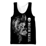 Cool Skull 3D Print Men's Tank Tops Casual Hip Hop Graphic Streetwear Fitness Summer Sleeveless Shirts Mart Lion 7 L 