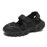 Outdoor Mesh Surface Breathable Sports Sandals Women Spring Autumn Summer Designer Shoes De Mujer Mart Lion Black 35 