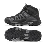 Outdoor Hiking Shoes Waterproof High-top Climbing Boots Non-slip Wear-resistant Trekking Men's Winter MartLion Black 9 